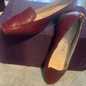 Anne Klein Women's Deep Red Loafers